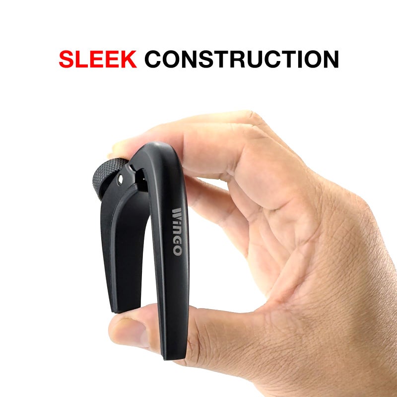 Wingo كابو جيتار وينغو برو - توتر مثالي - أسود - Image 4